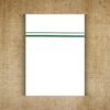 white single dhoti with small green border