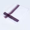 8 mulam veshti maroon fancy border