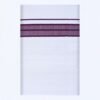 Maroon fancy border double dhoti